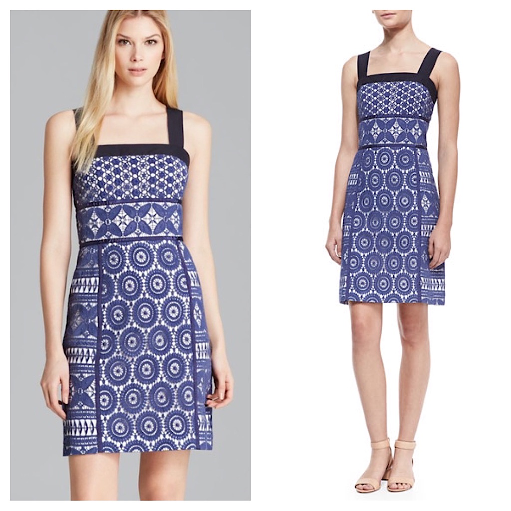 Tory Burch Margaux Lace Overlay Dress